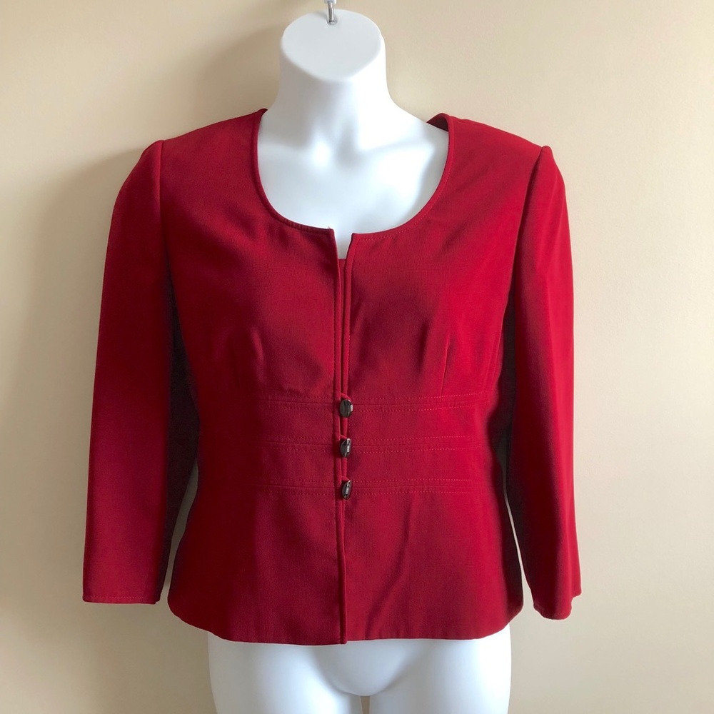 Tahiti red blazer
